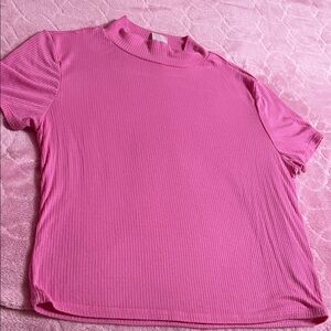 juniors/women’s high neck ribbed crop top